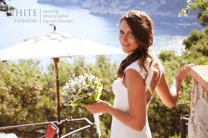 WHITE fashion wedding photographer wedding capri italy