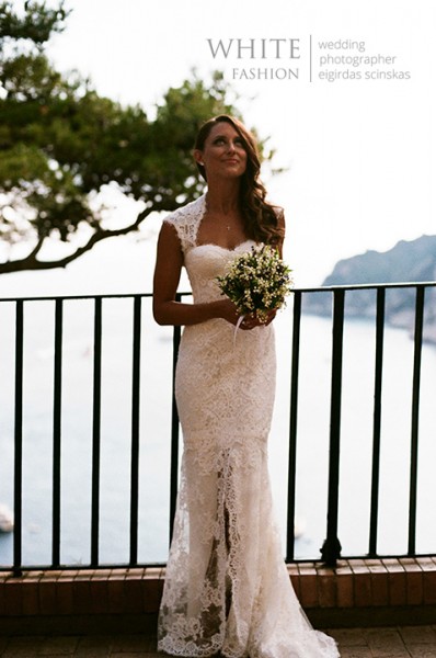 WHITE fashion wedding photographer wedding capri italy