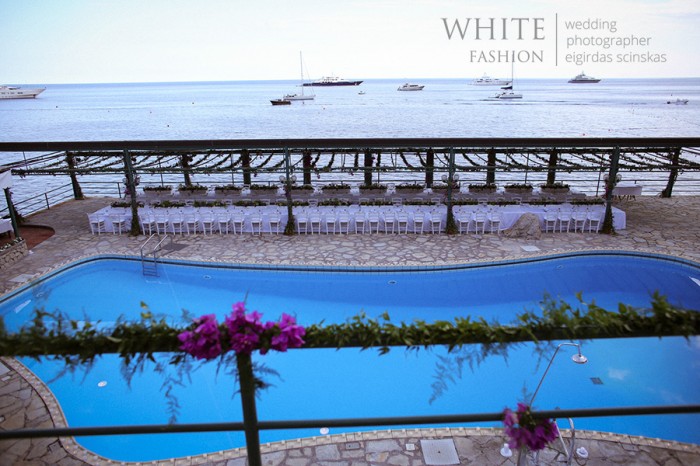 WHITE fashion wedding photographer wedding capri italy