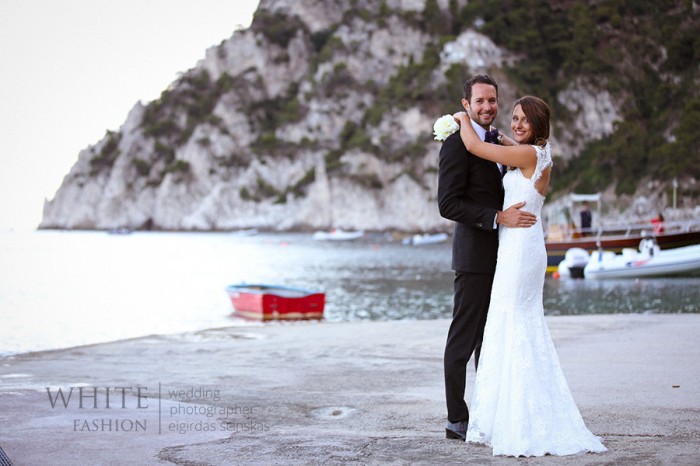 WHITE fashion wedding photographer wedding capri italy