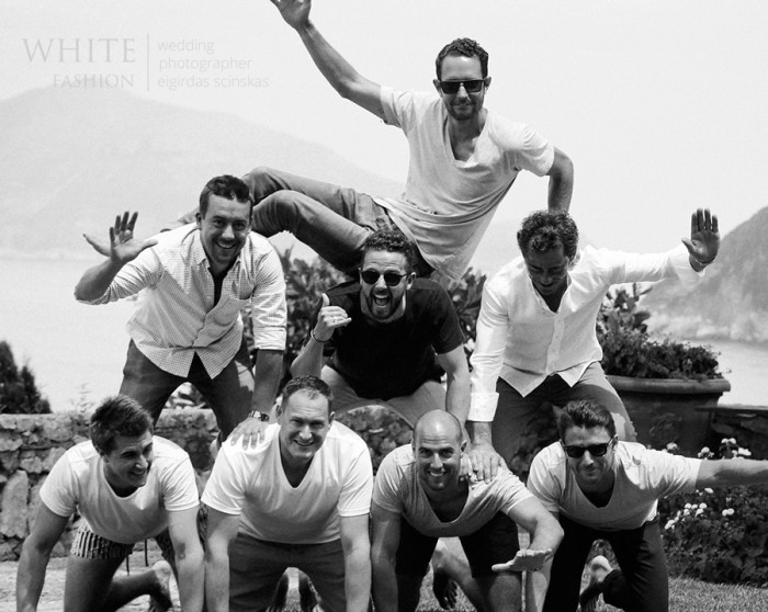 WHITE fashion wedding photographer wedding capri italy