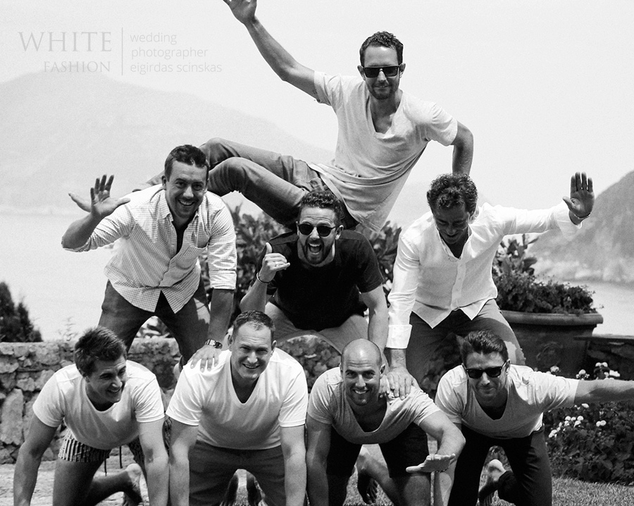 WHITE fashion wedding photographer wedding capri italy