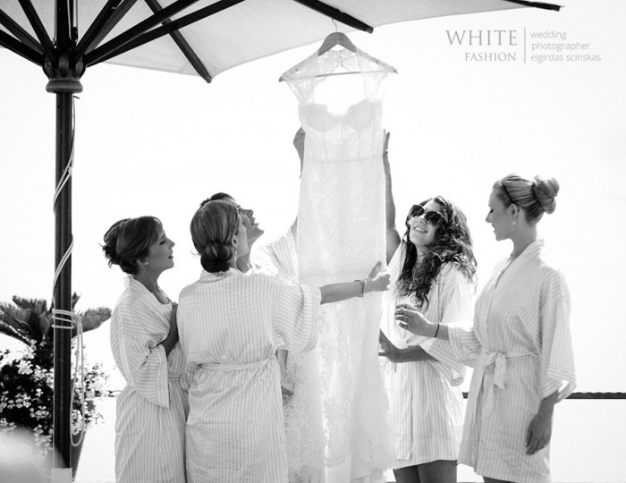 WHITE fashion wedding photographer italy wedding capri