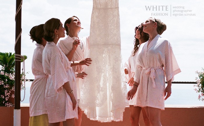 WHITE fashion wedding photographer italy wedding capri