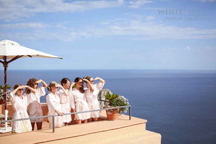 WHITE fashion wedding photographer italy wedding capri